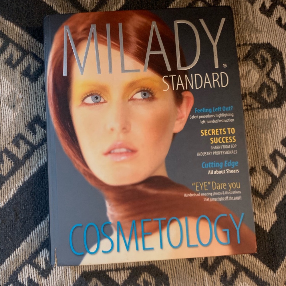 Cosmetology education book by Milady